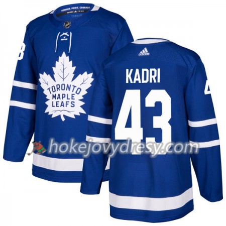 Pánské Hokejový Dres Toronto Maple Leafs Nazem Kadri 43 Adidas 2017-2018 Modrá Authentic